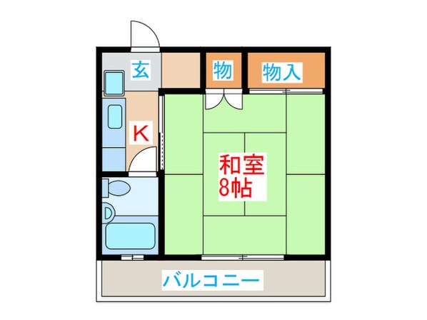 フリ－デンハイツＡ棟の物件間取画像